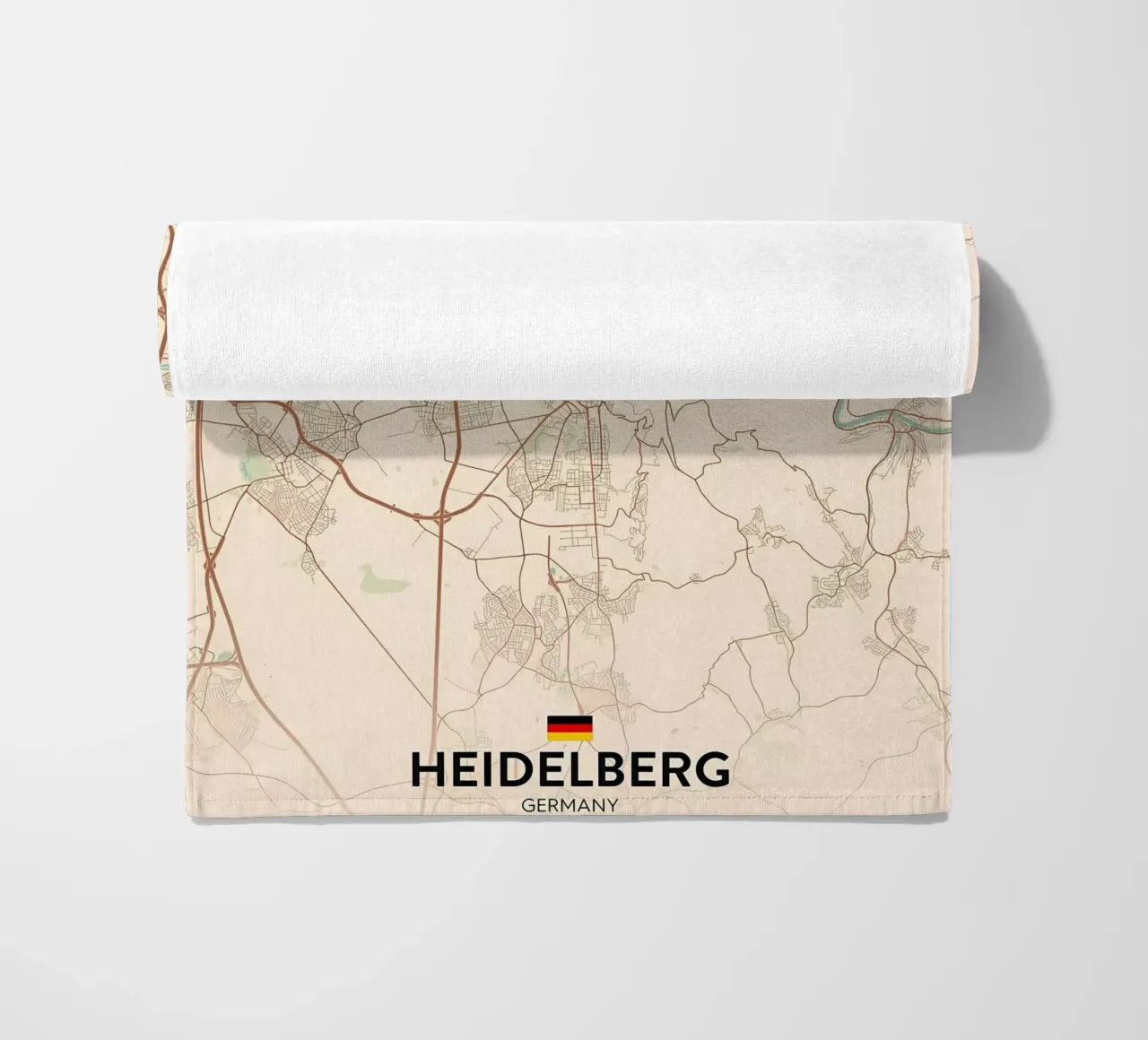 Heidelberg DE beach towel by Christopher Adams