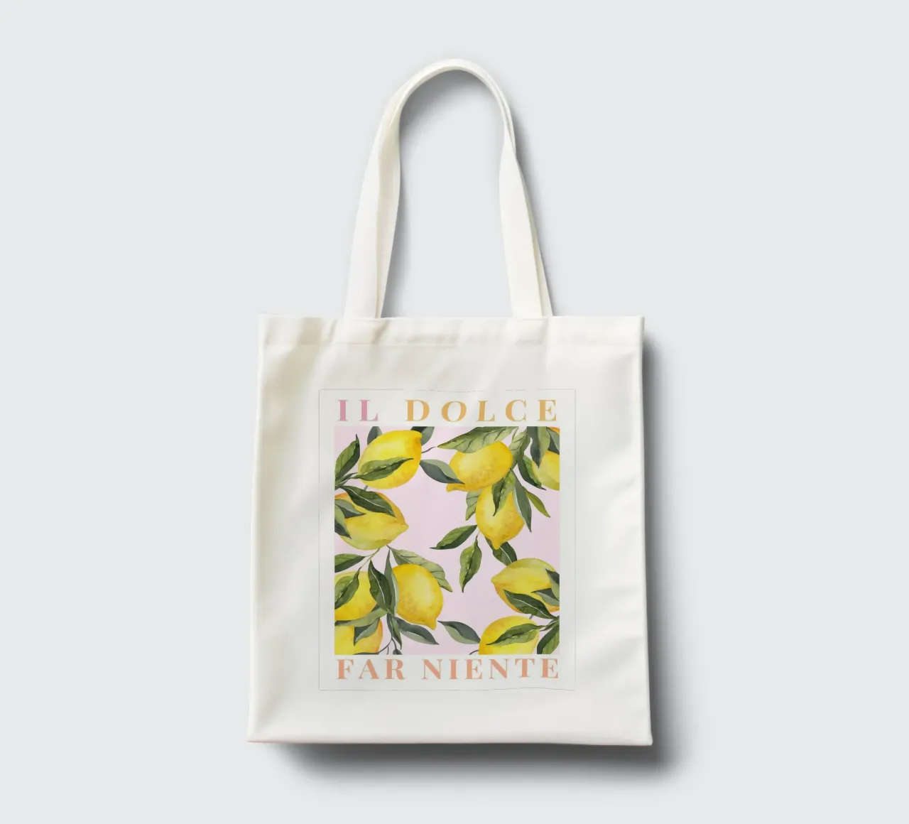 Amalfi Coast Lemon Poster, Lemon Fruit Print, Italy Art tote bag by TheCocktailClub