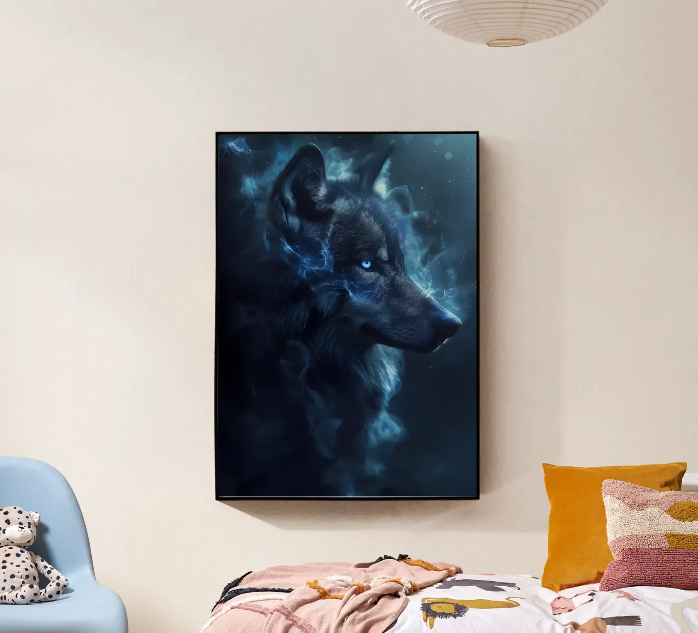 Animale lupo plexiglass da Pierre Walton