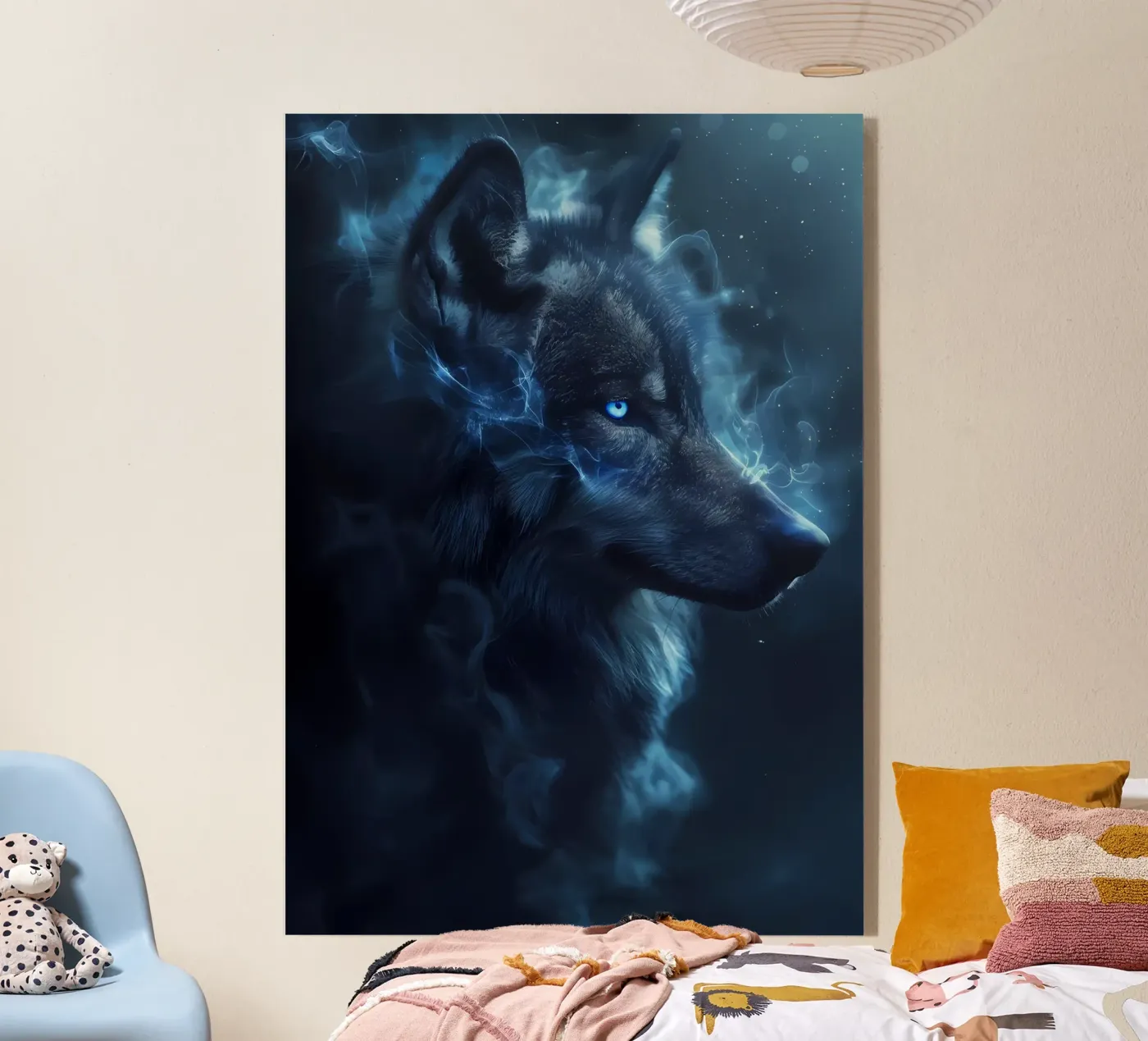 Animale lupo plexiglass da Pierre Walton