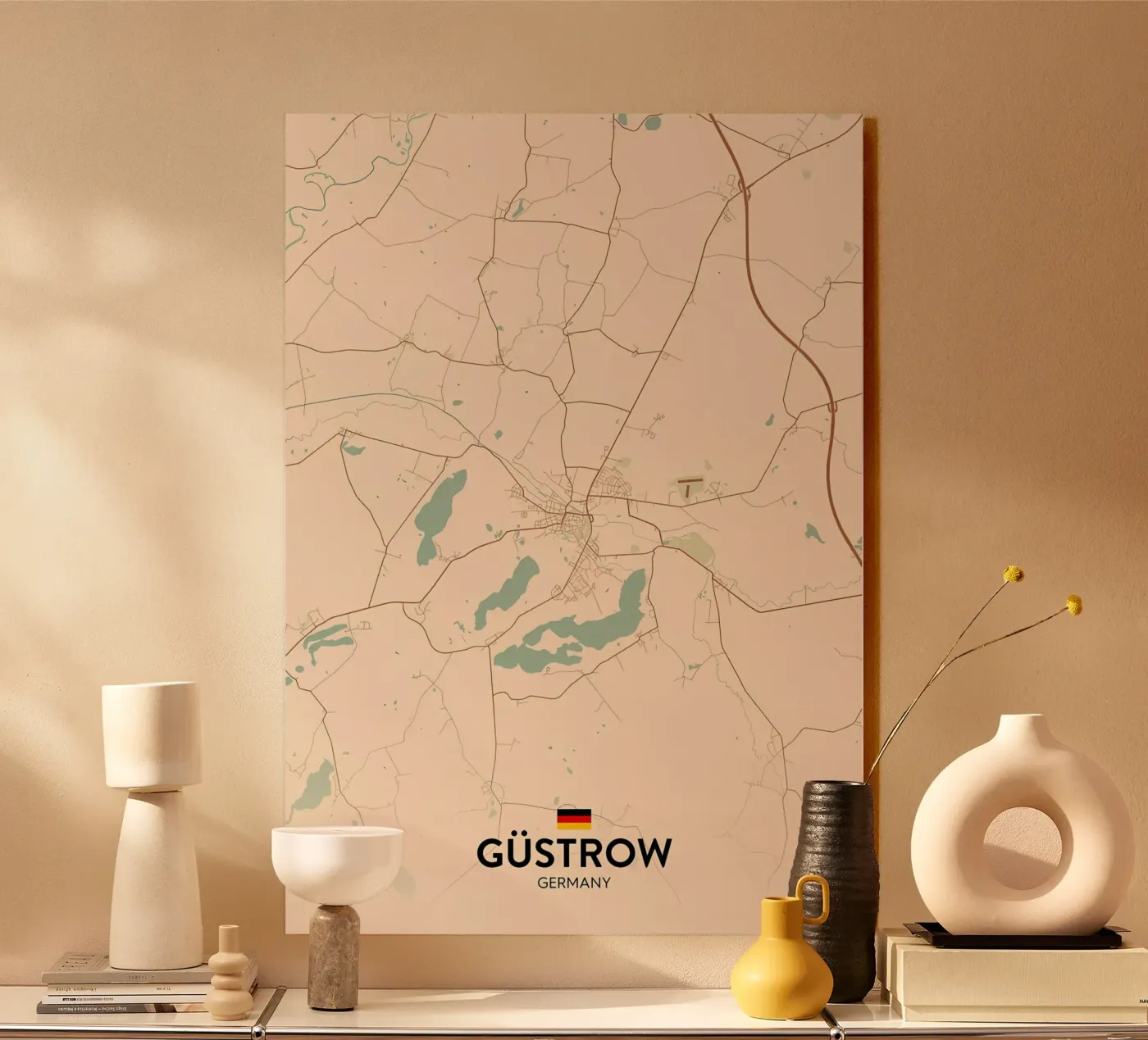 Gustrow DE acryl van Christopher Adams