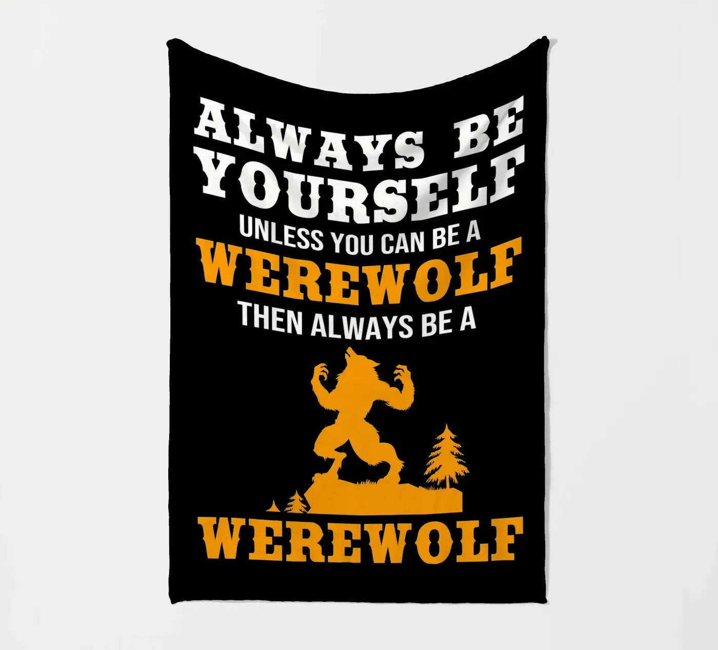 Wolf Tier Fleecedecke von Pierre Walton