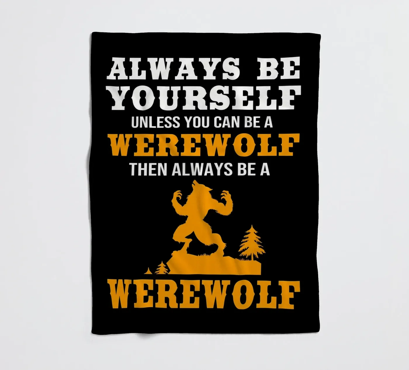 Wolf Tier Fleecedecke von Pierre Walton
