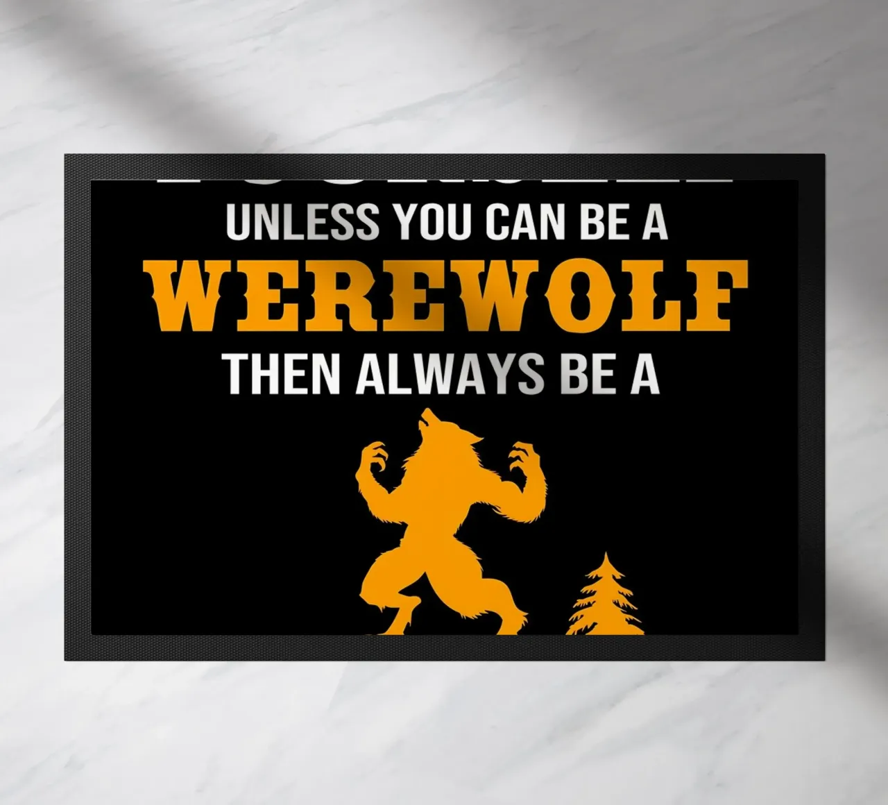 Wolf Dier deurmat van Pierre Walton