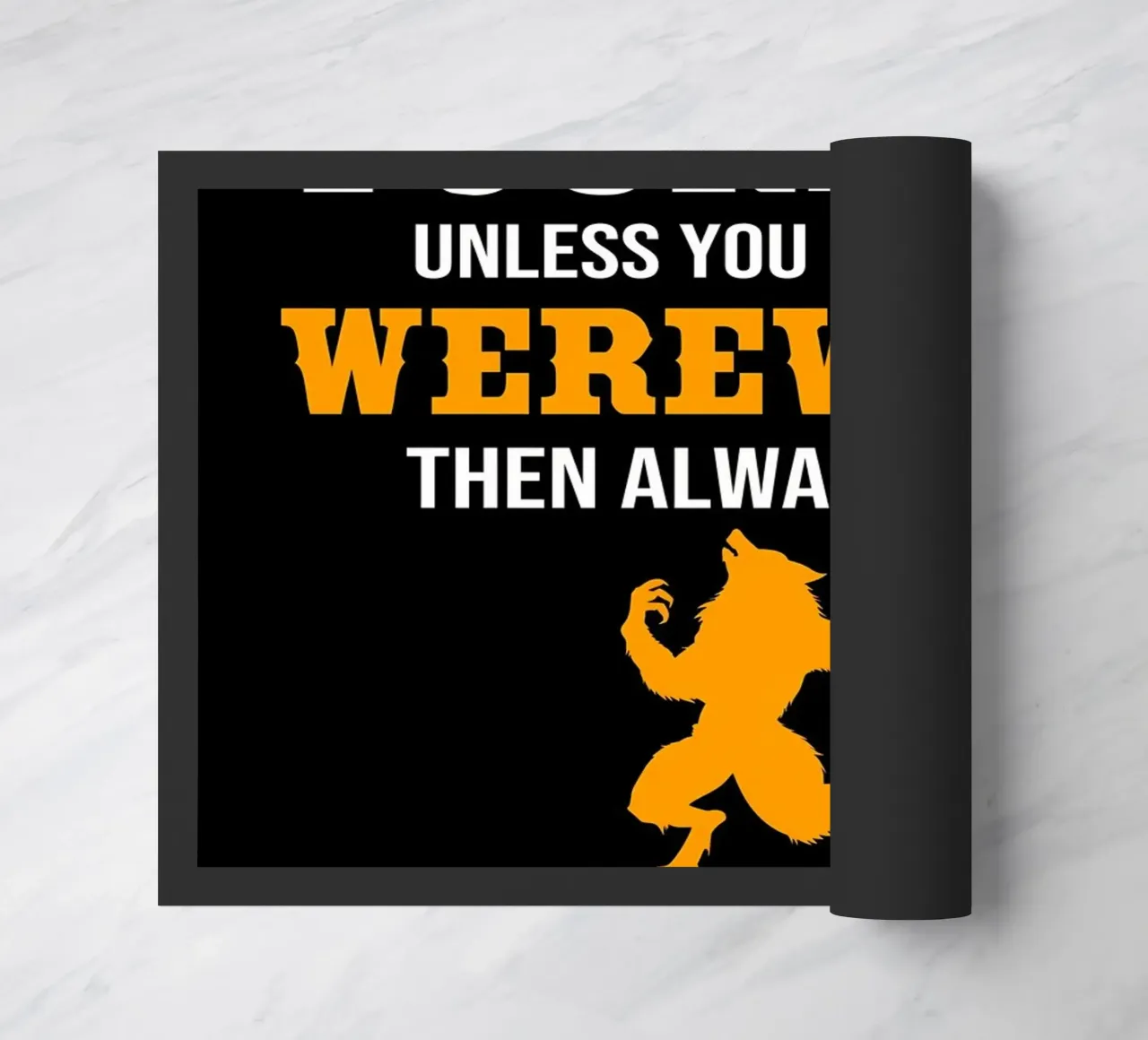 Wolf Dier deurmat van Pierre Walton