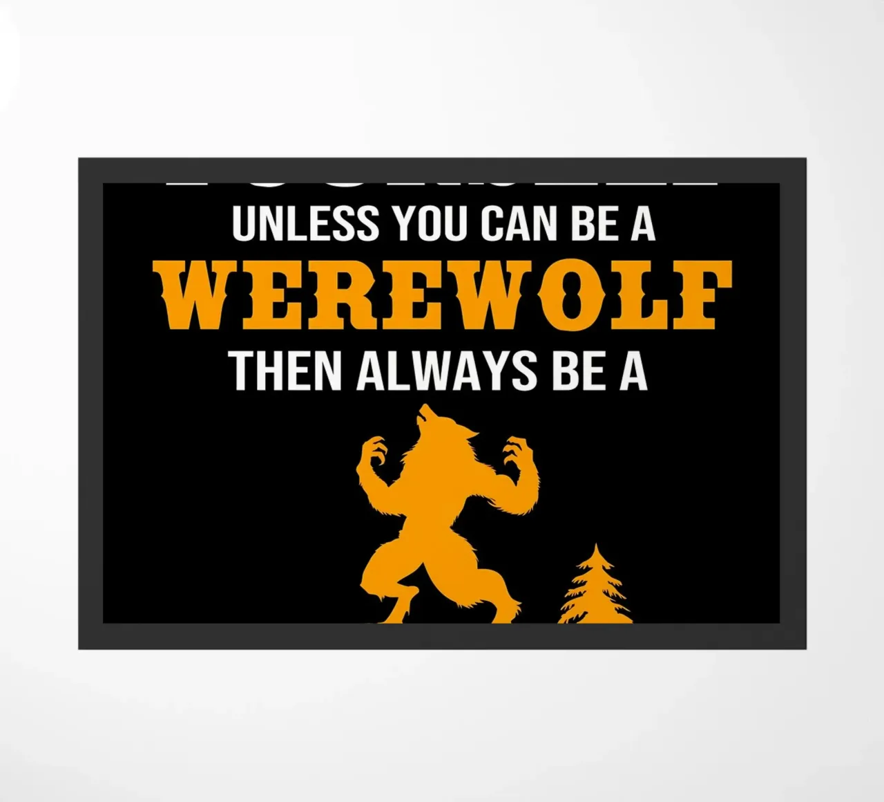 Wolf Dier deurmat van Pierre Walton