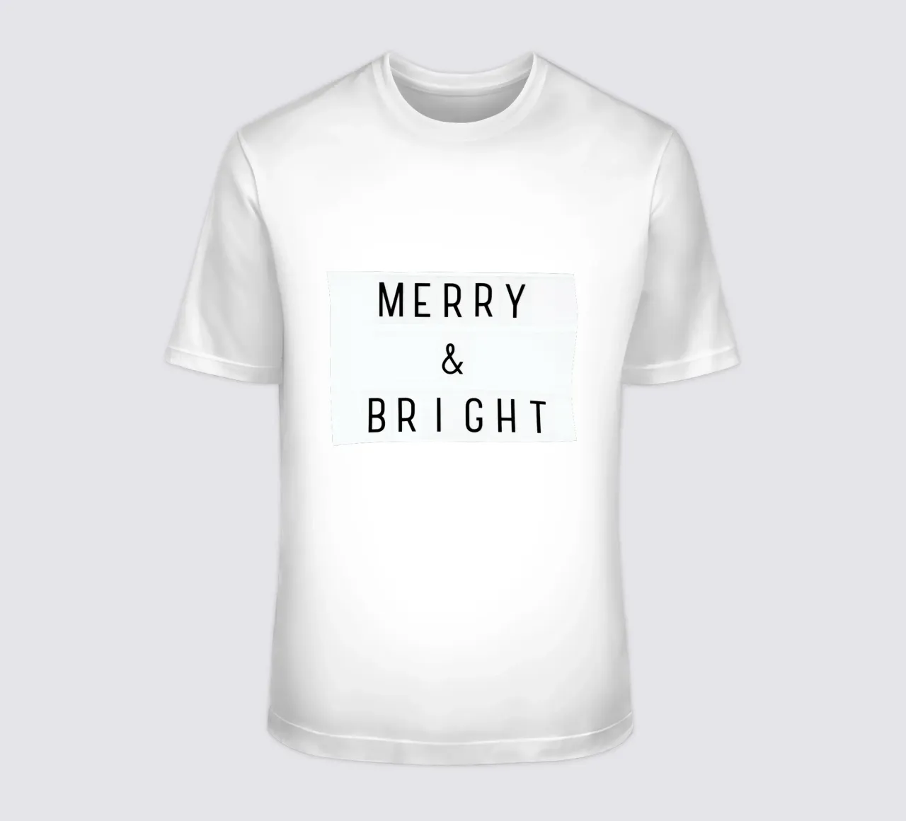 Scatola luminosa Merry X-Mas t-shirt da Monika Strigel
