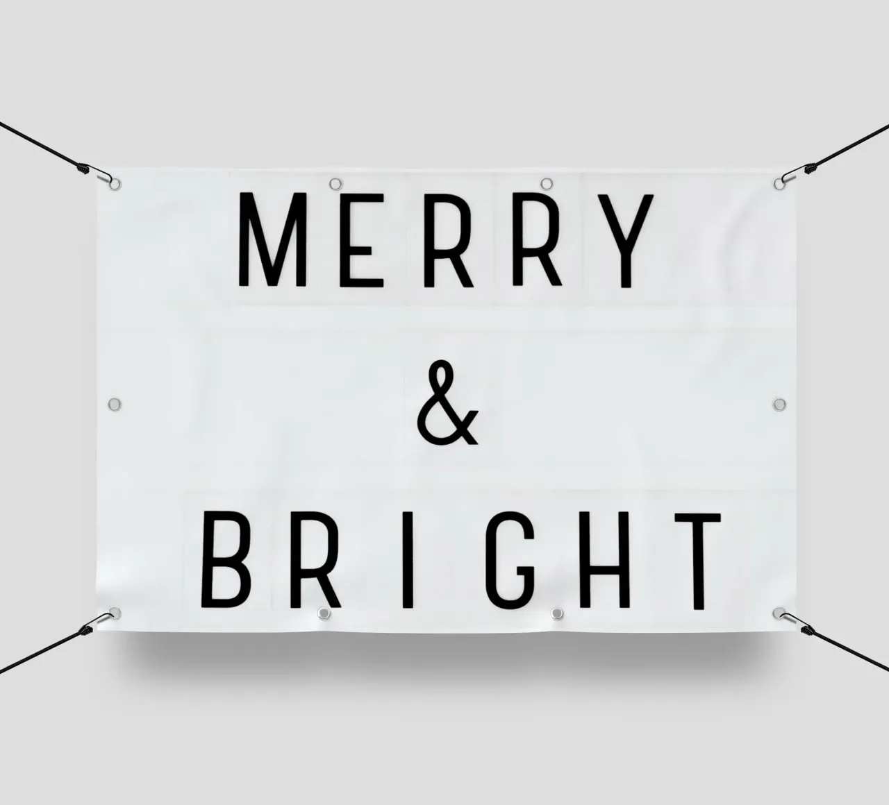Scatola luminosa Merry X-Mas telo in pvc da Monika Strigel