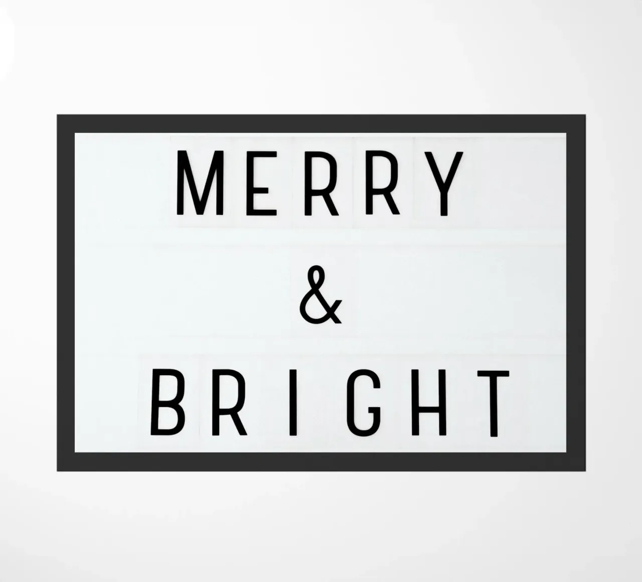 Scatola luminosa Merry X-Mas zerbino da Monika Strigel