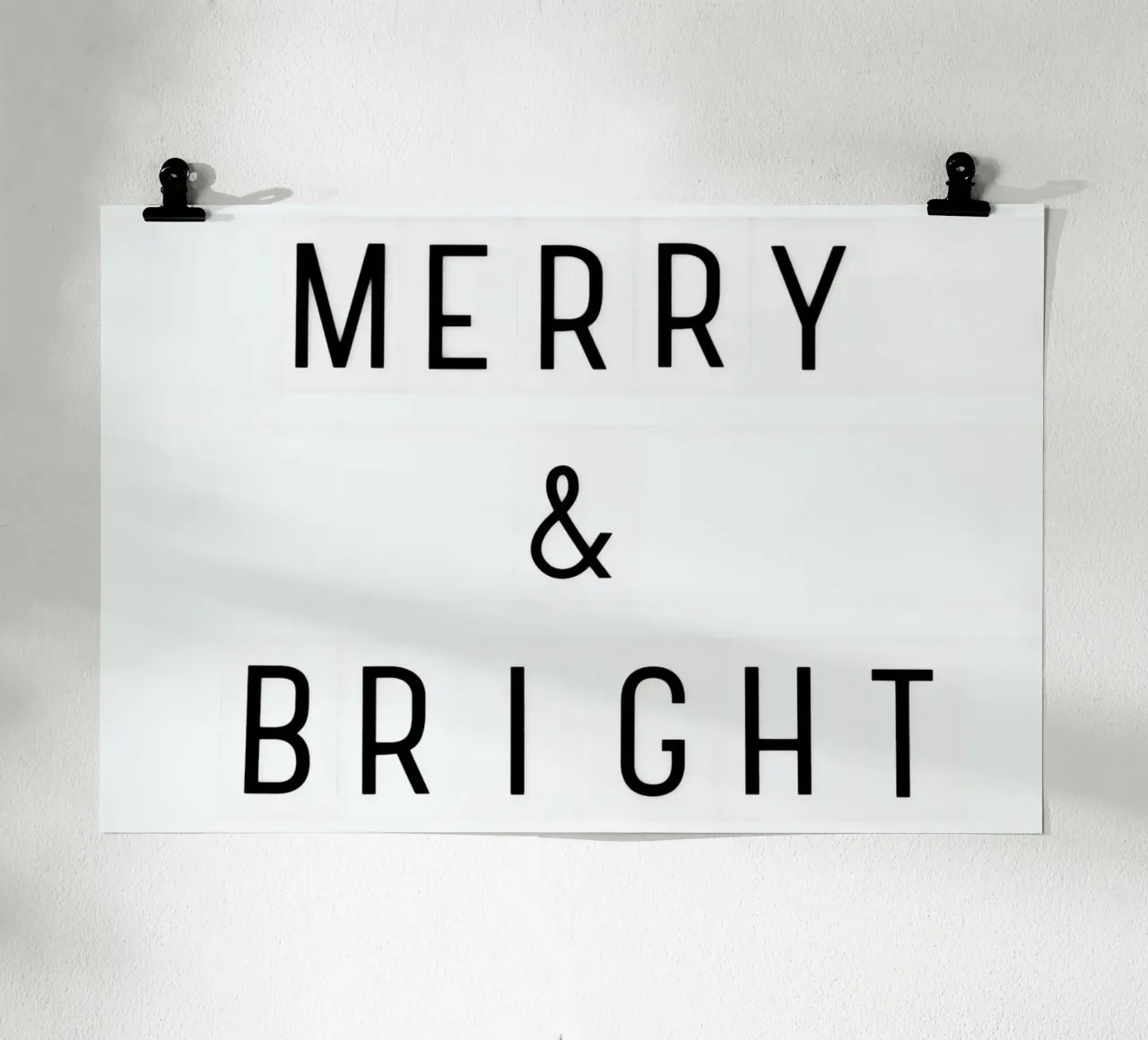 Fröhliche Weihnachten Lightbox Hahnemühle von Monika Strigel