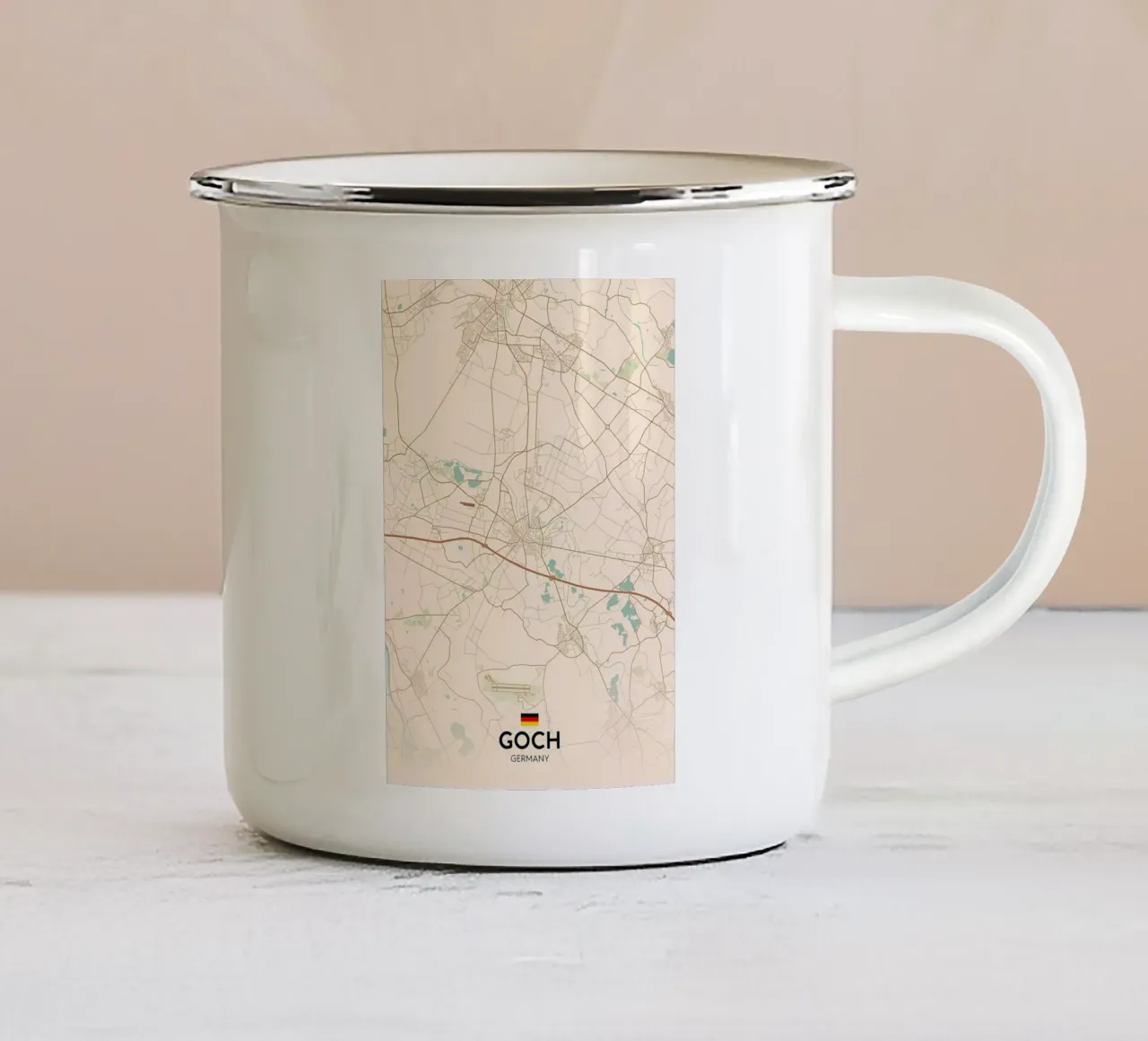 Goch DE tazza in smalto da Christopher Adams