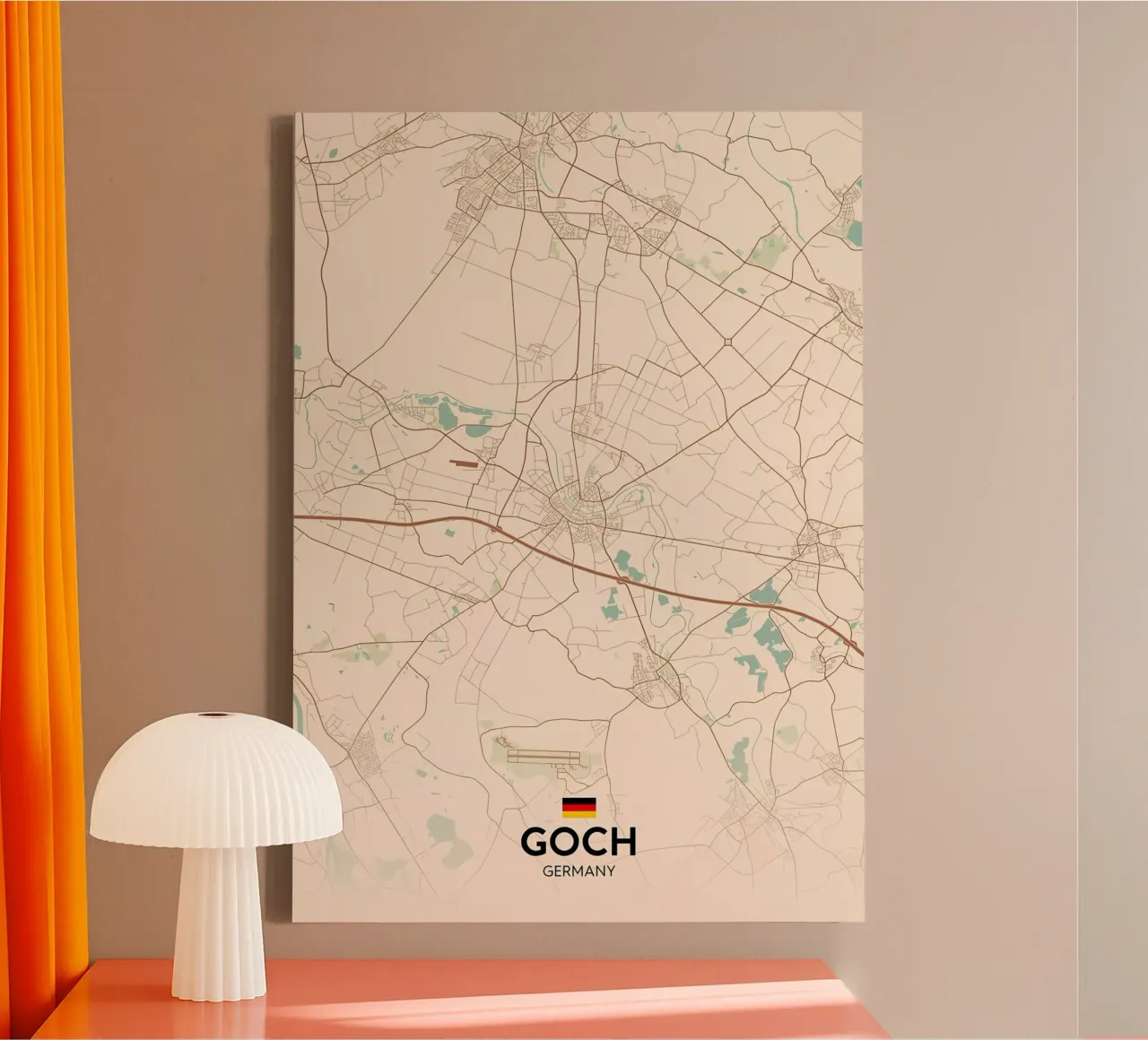 Goch DE tela con Cornice a cassetta da Christopher Adams