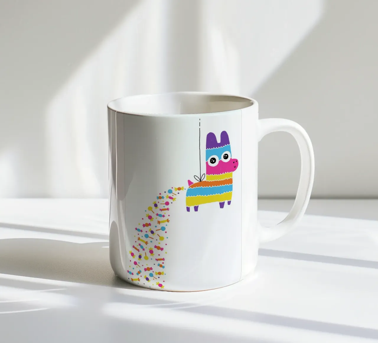 How Candy Is Made ceramic mug by DinoMike