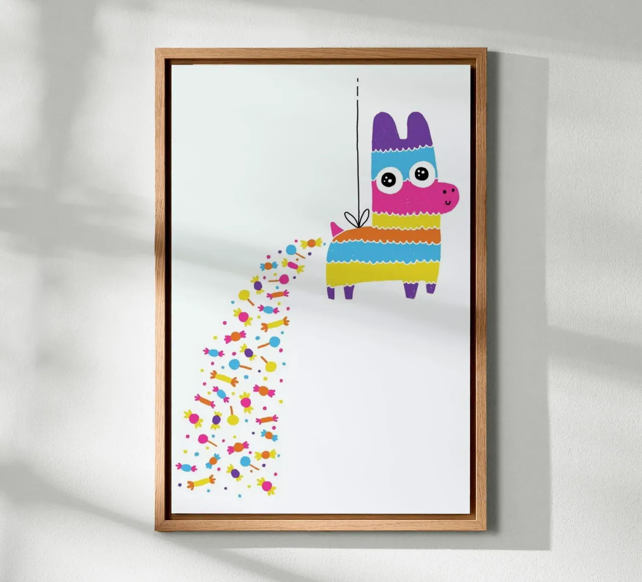 How Candy Is Made tela con Cornice a cassetta da DinoMike