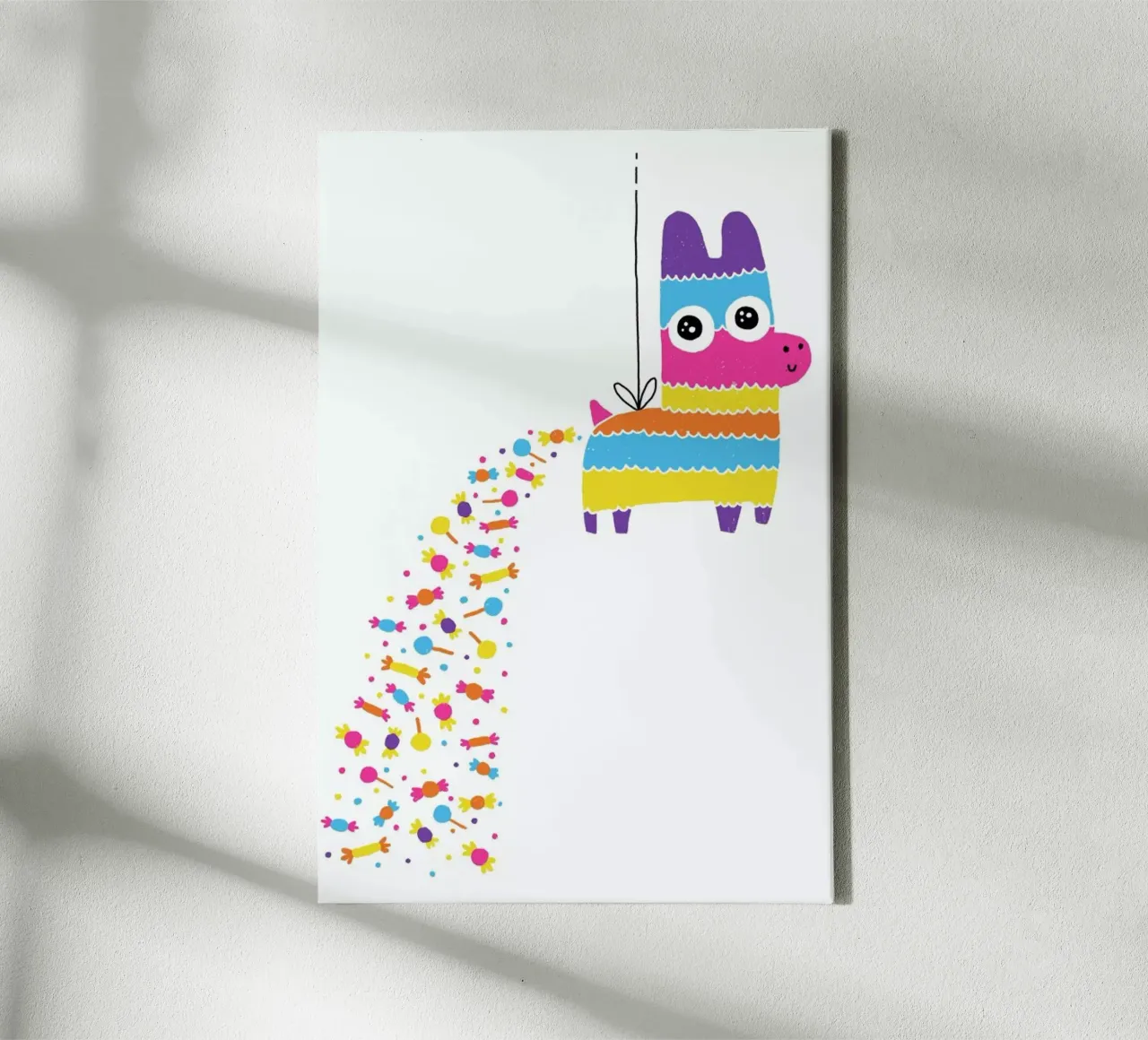 How Candy Is Made tela con Cornice a cassetta da DinoMike