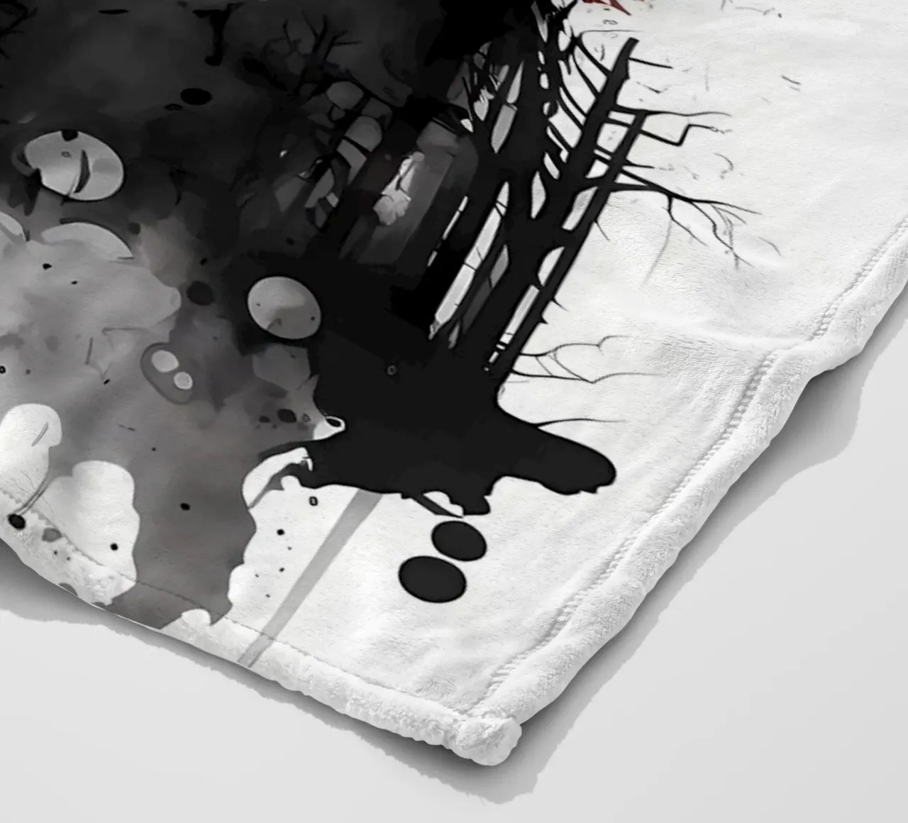 Animale lupo coperta in pile da Pierre Walton