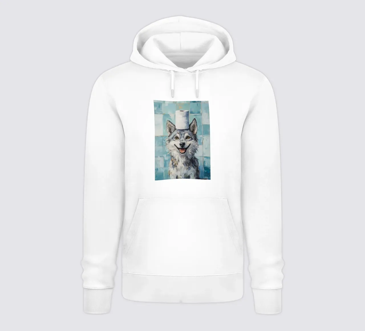 Animale lupo felpa con cappuccio da Pierre Walton