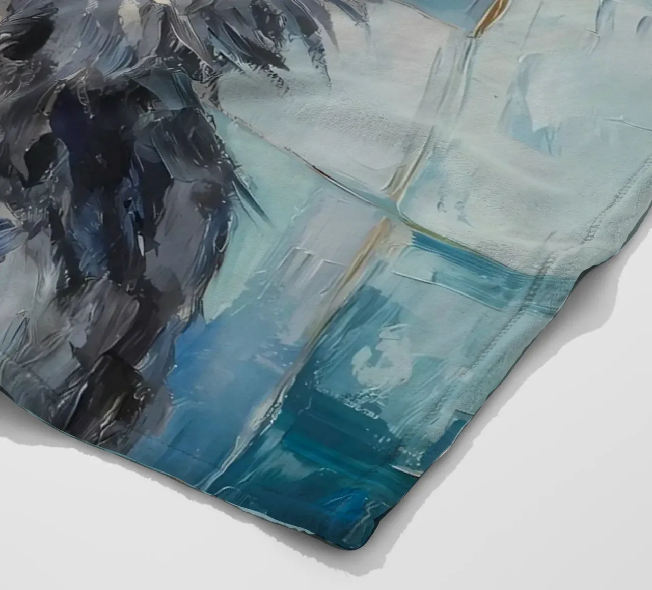 Animale lupo coperta in pile da Pierre Walton