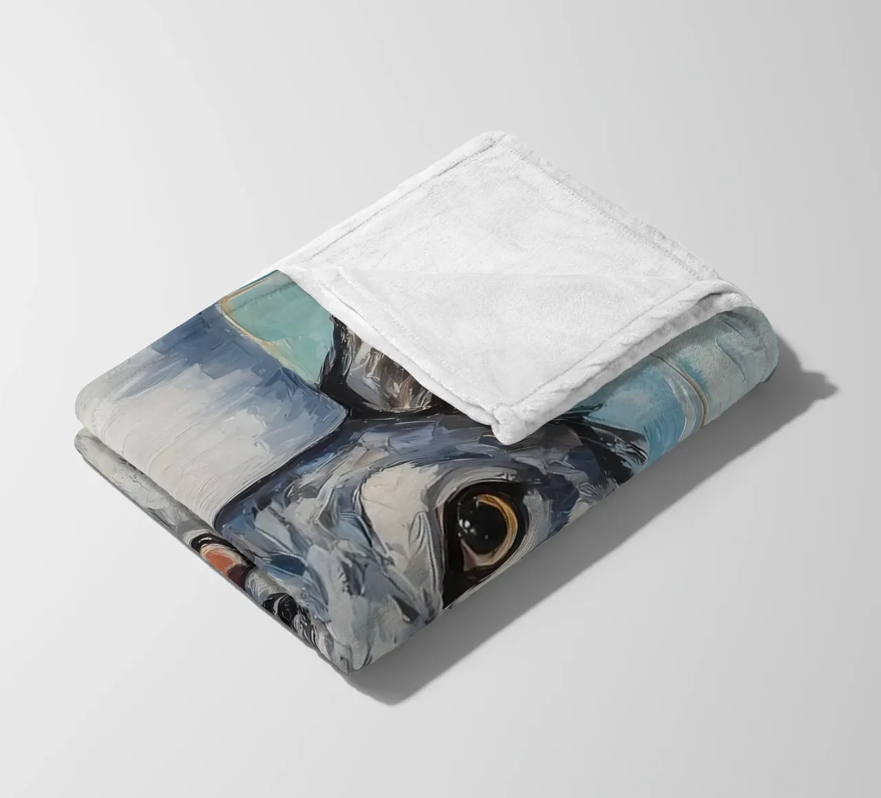 Animale lupo coperta in pile da Pierre Walton