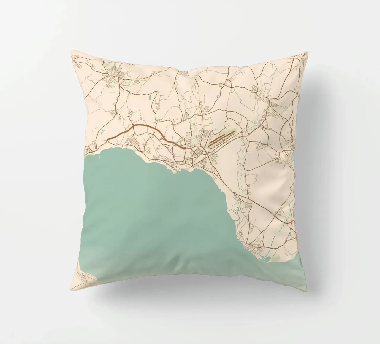 Friedrichshafen DE decorative cushion by Christopher Adams