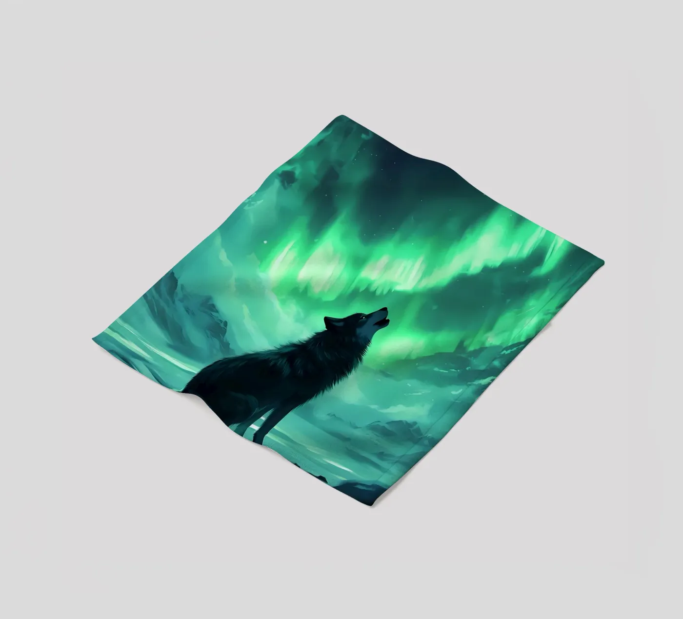 Wolf Animal fleecedeken van Pierre Walton