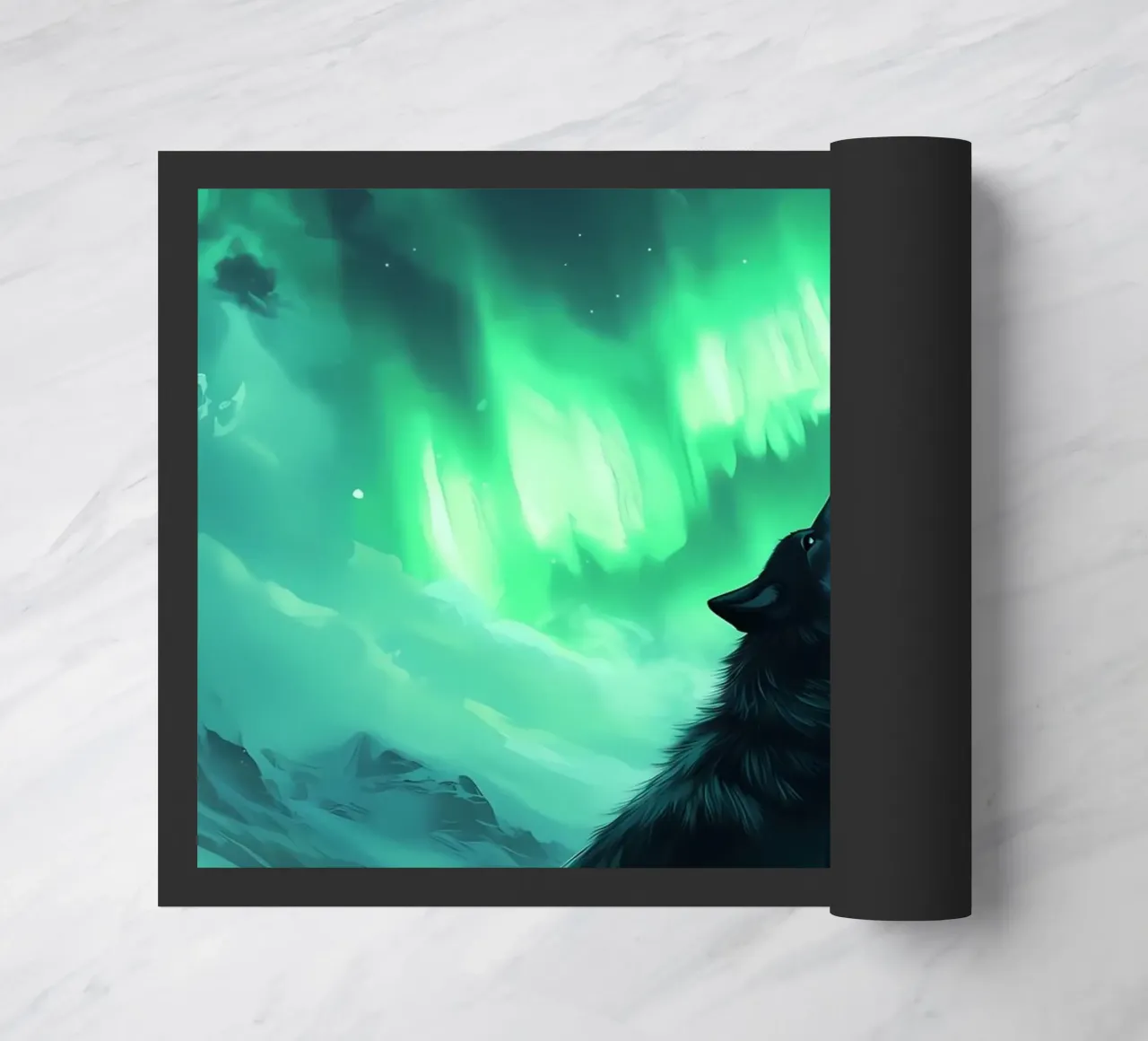 Wolf Dier deurmat van Pierre Walton