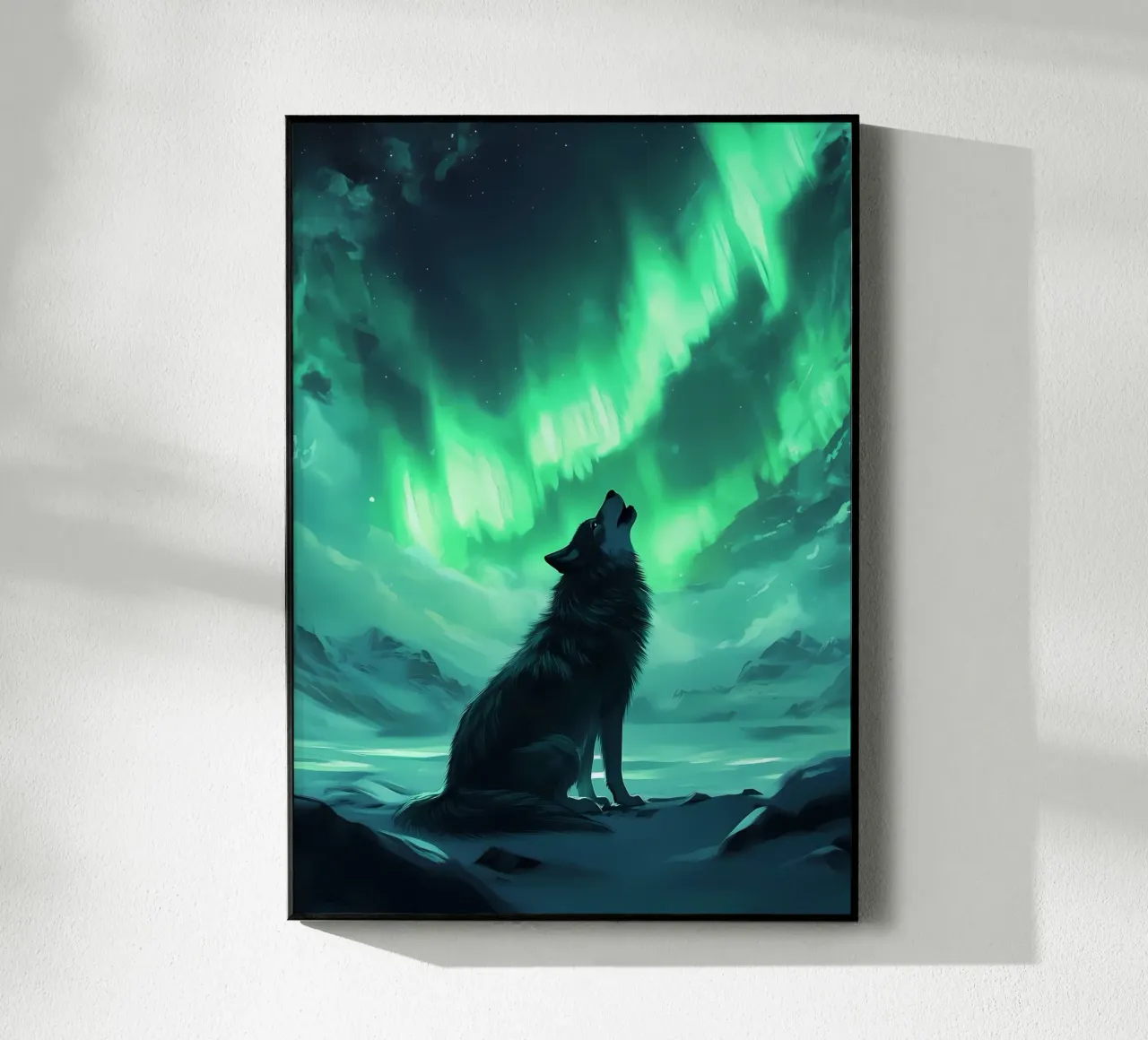 Animale lupo plexiglass da Pierre Walton