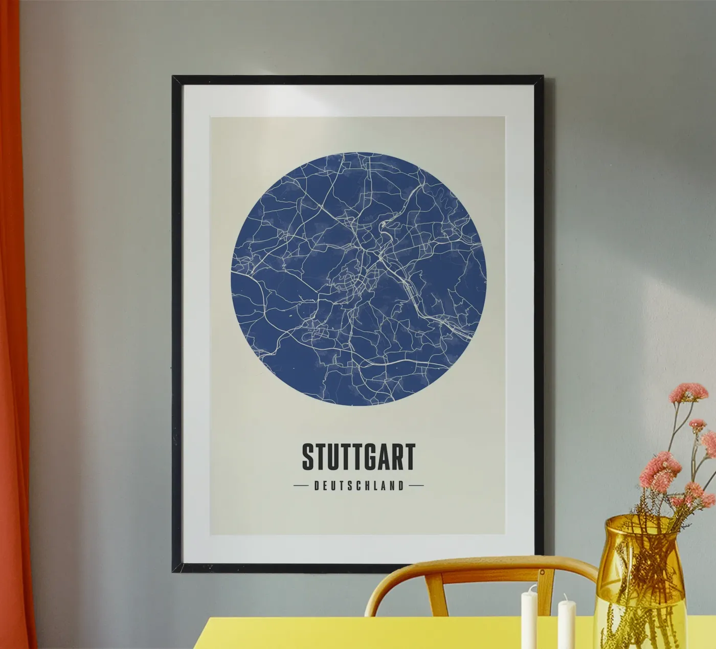 Stuttgart poster by Christopher Adams