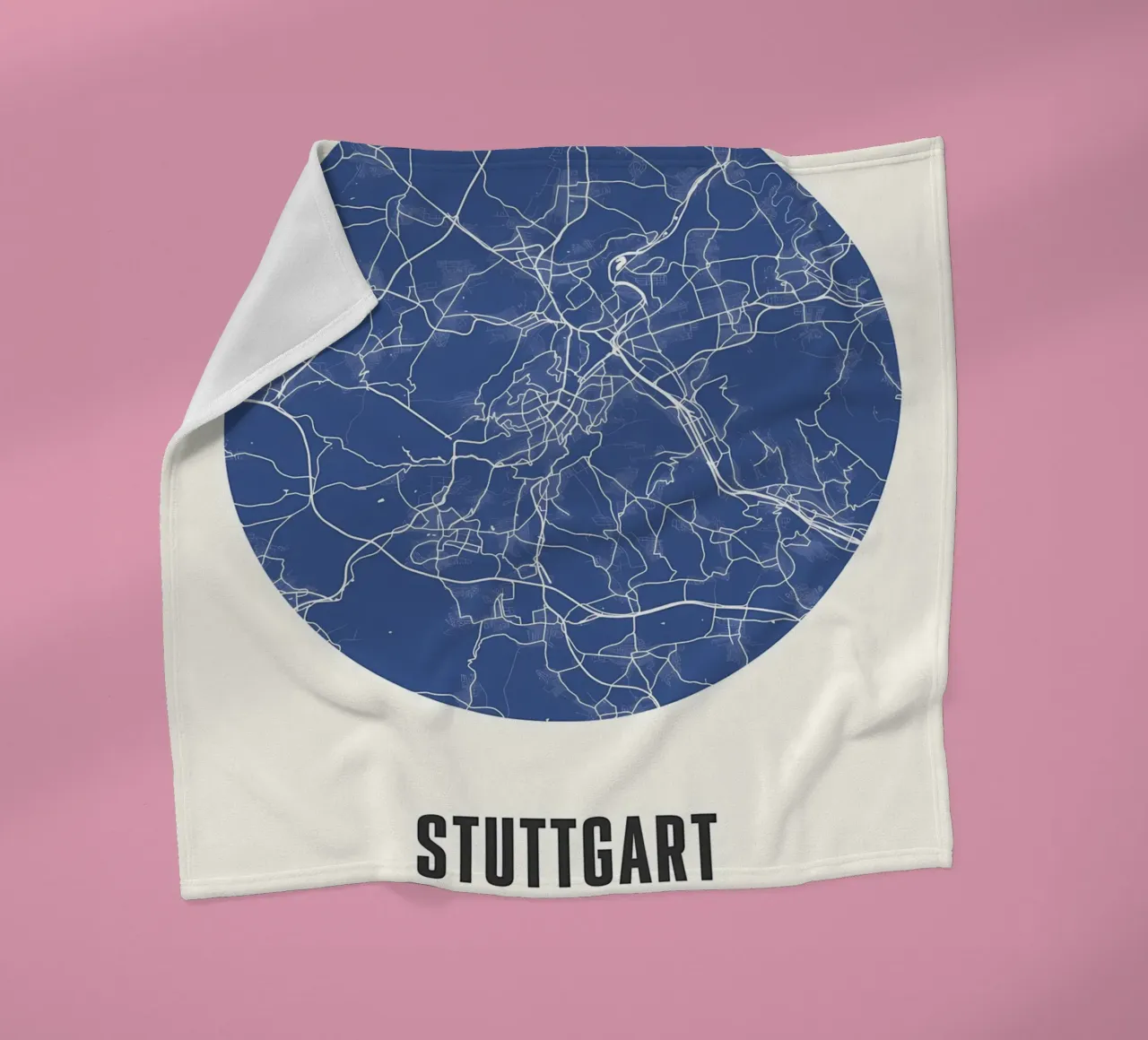 Stuttgart fleece blanket by Christopher Adams