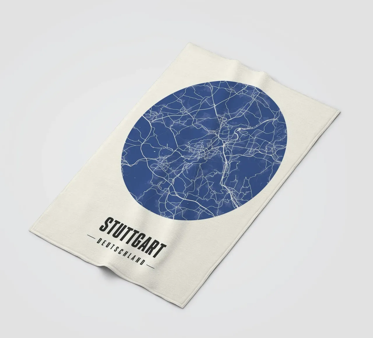Stuttgart fleece blanket by Christopher Adams