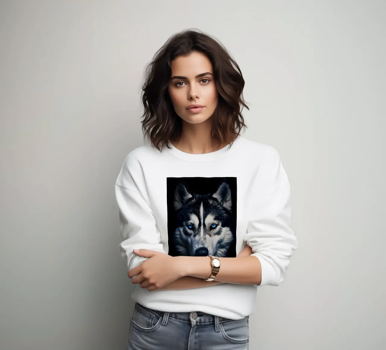 Animale lupo felpa da Pierre Walton