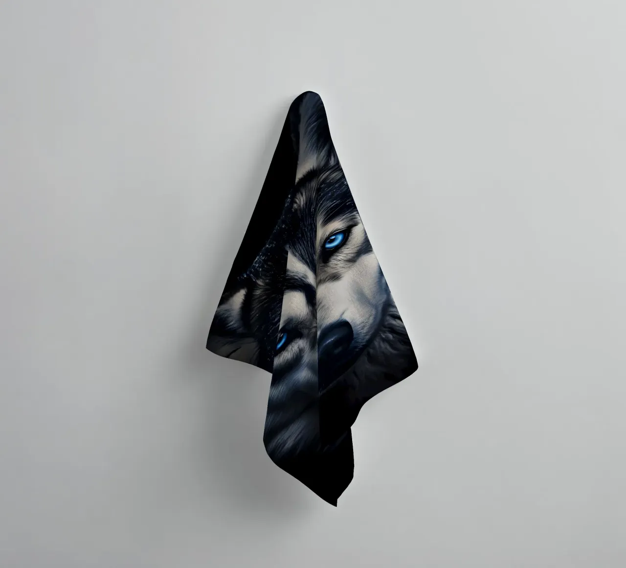 Wolf Animal towel by Pierre Walton