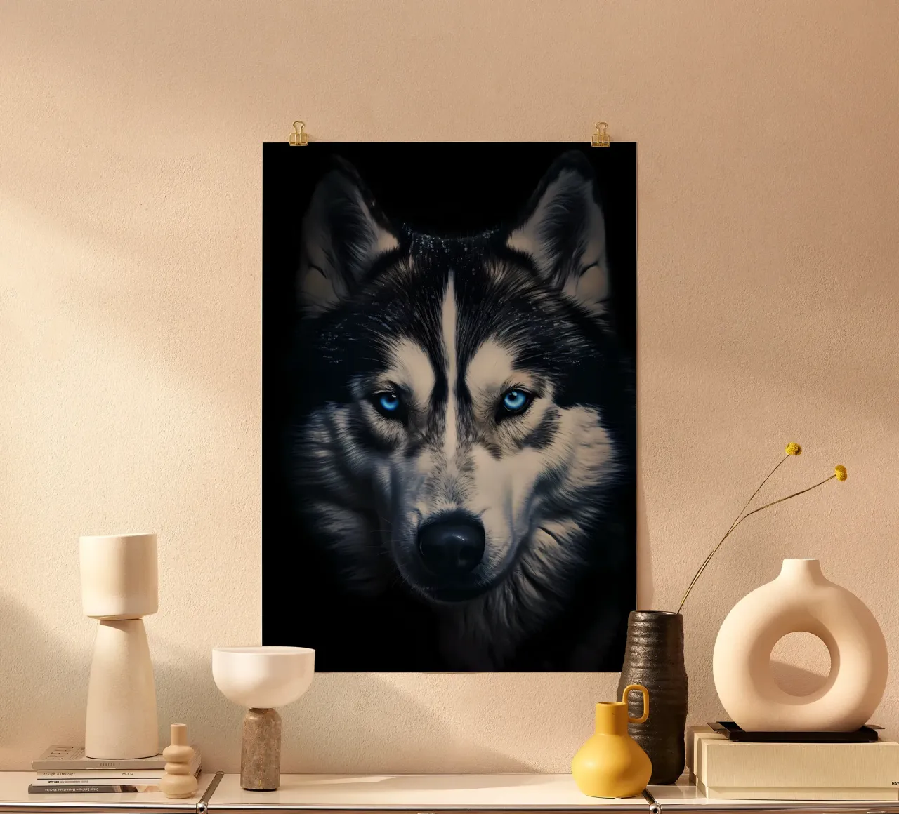 Wolf Animal poster by Pierre Walton