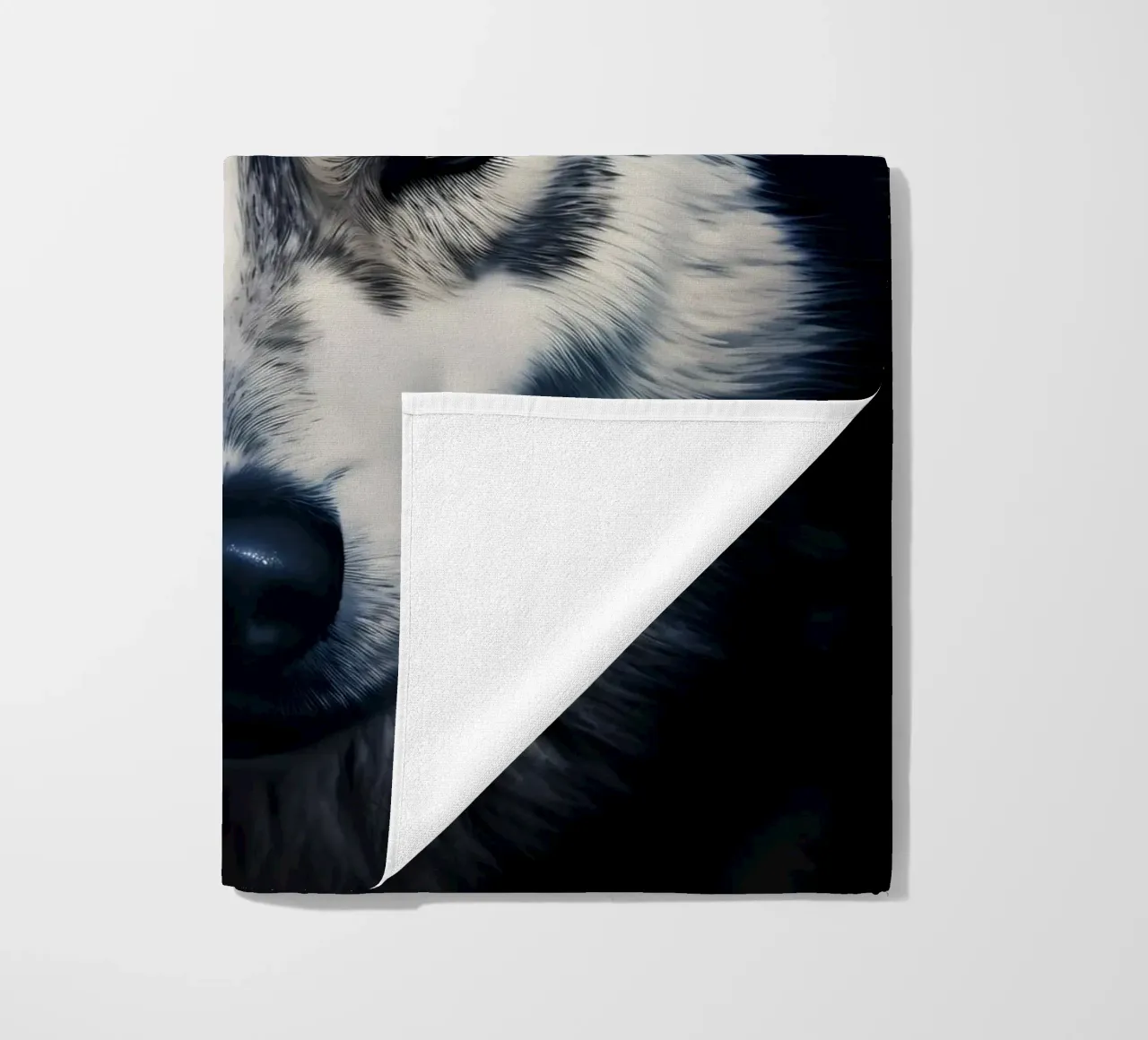 Wolf Animal beach towel by Pierre Walton