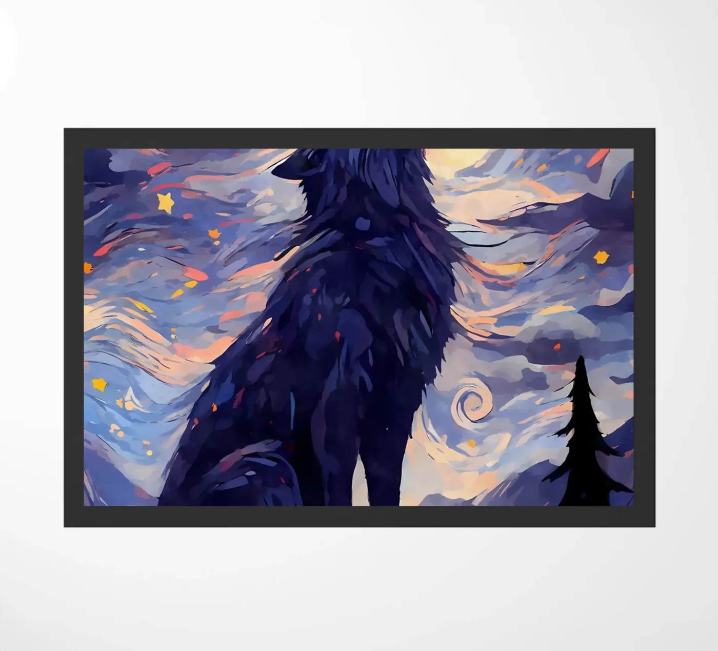 Wolf Dier deurmat van Pierre Walton