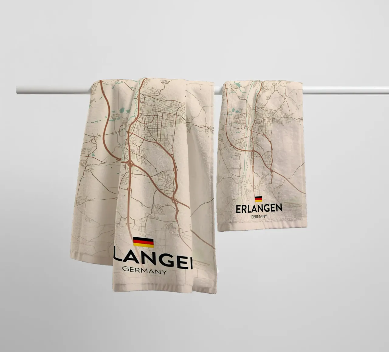 Erlangen DE towel by Christopher Adams