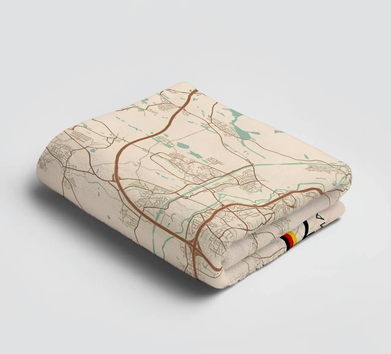 Erlangen DE towel by Christopher Adams