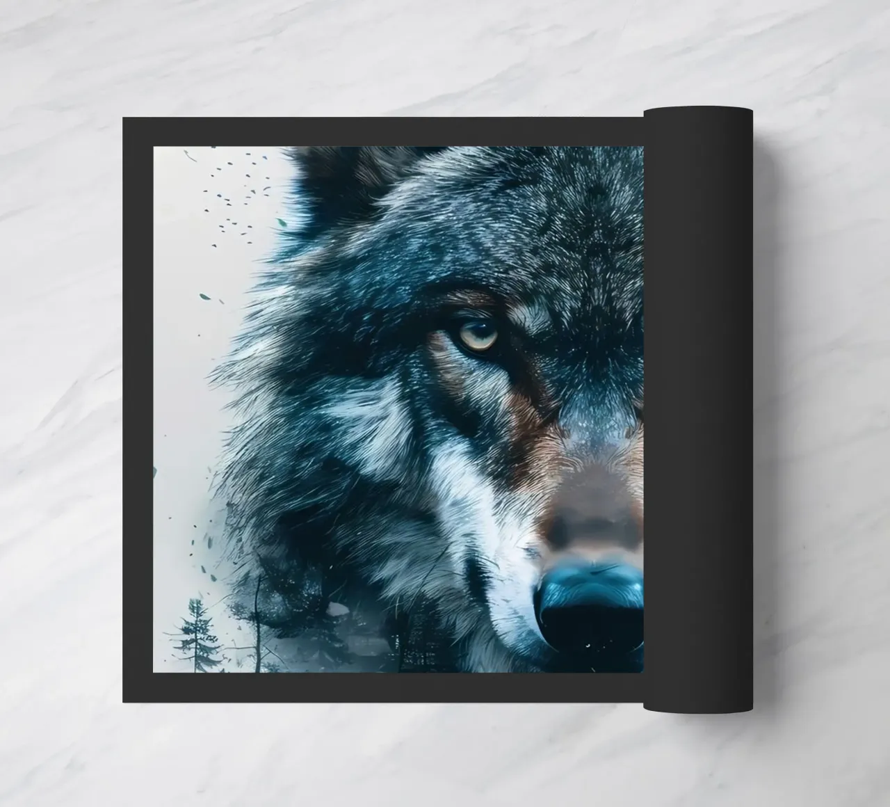 Wolf Dier deurmat van Pierre Walton