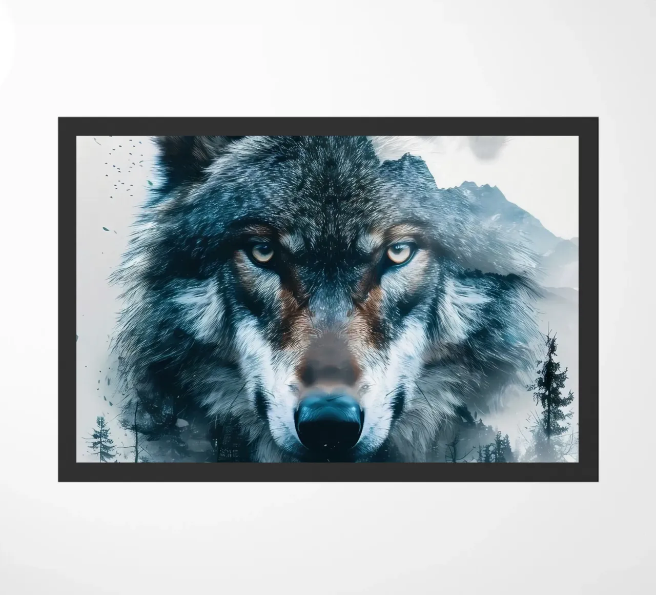 Wolf Dier deurmat van Pierre Walton