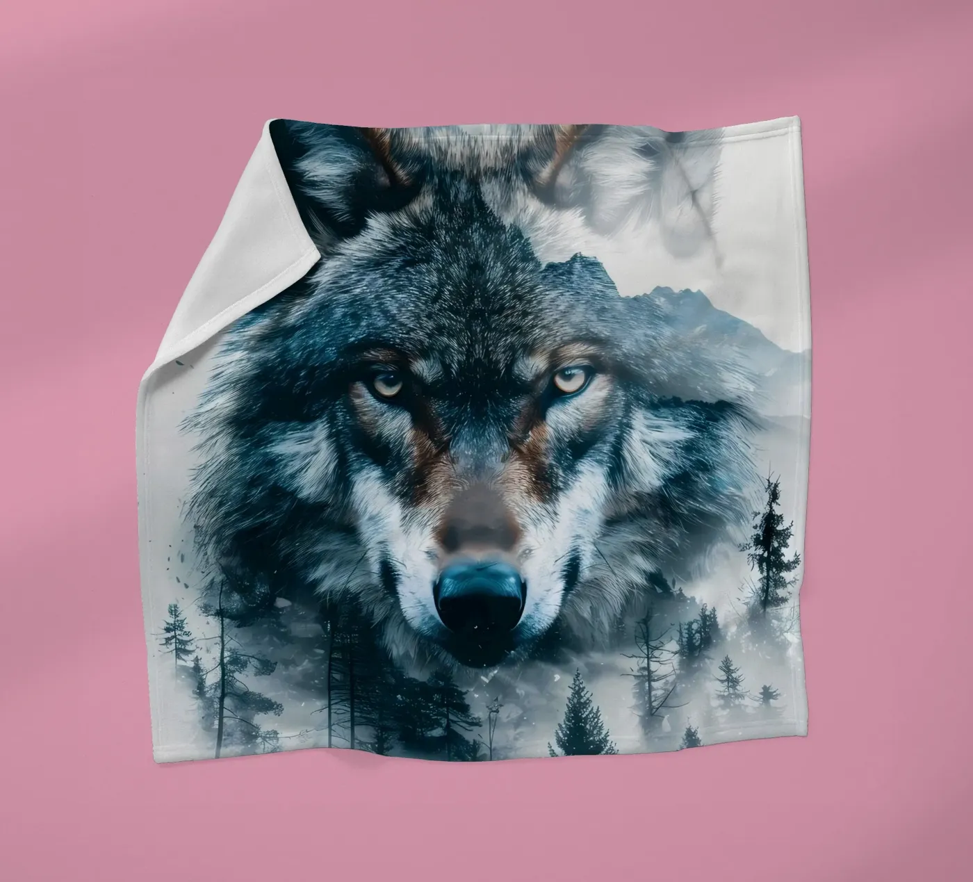 Wolf Dier fleecedeken van Pierre Walton