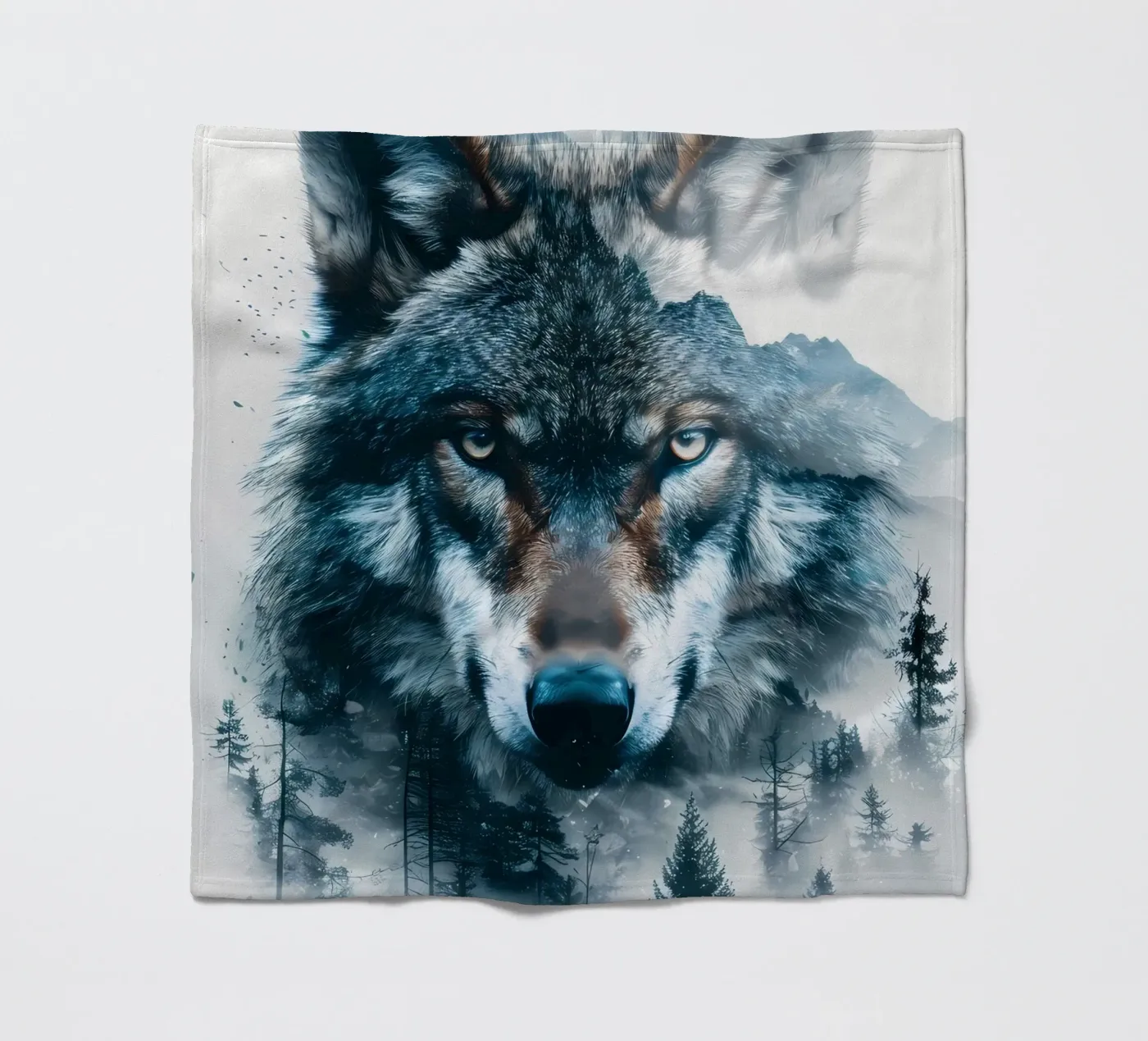 Wolf Dier fleecedeken van Pierre Walton