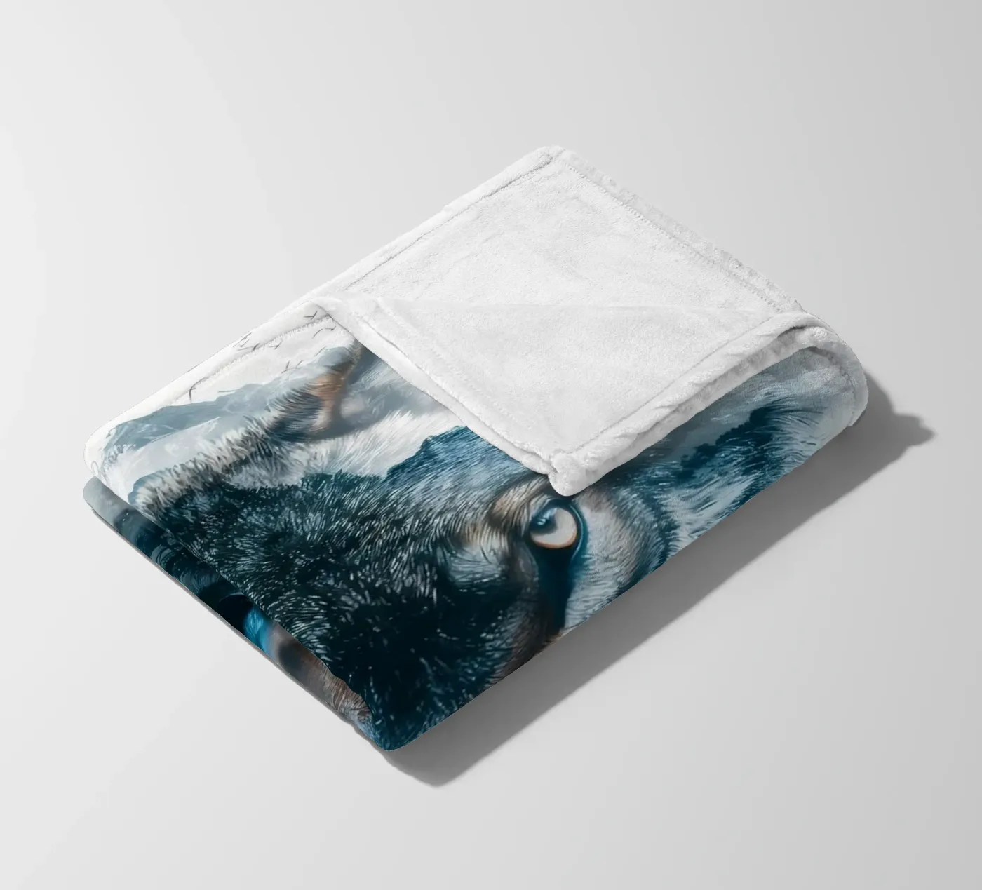 Wolf Dier fleecedeken van Pierre Walton