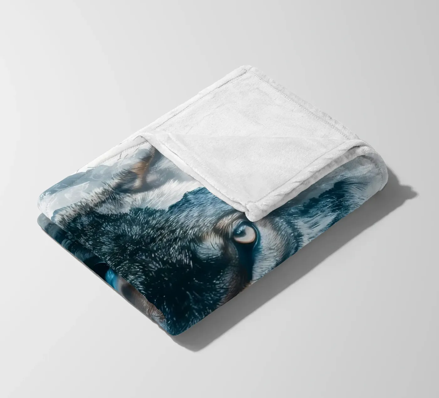 Wolf Dier fleecedeken van Pierre Walton