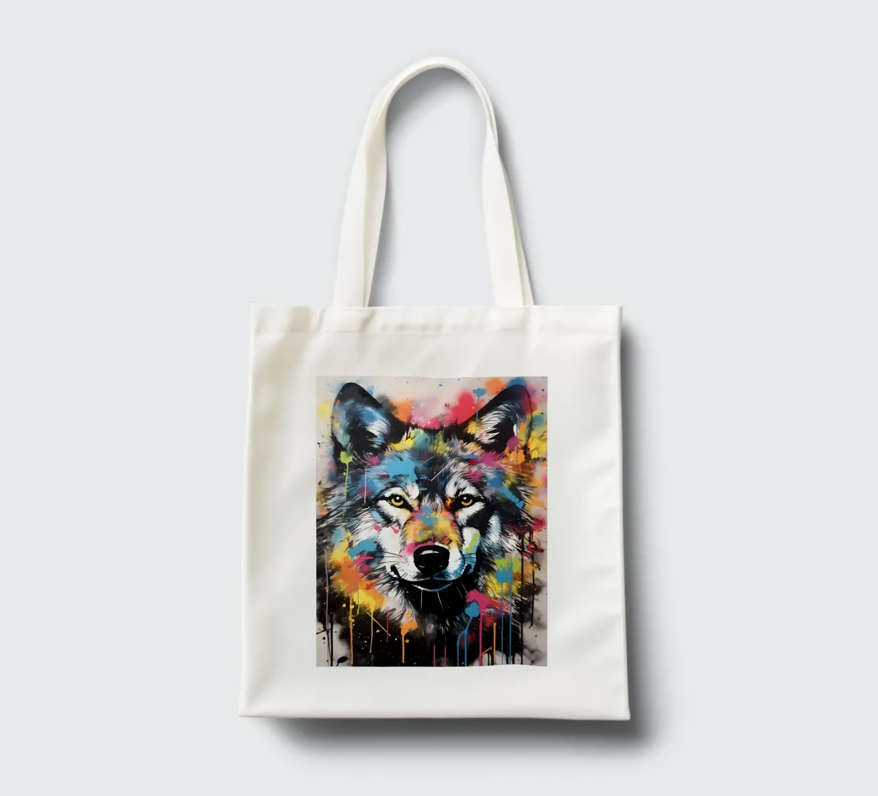 Wolf Animal tote bag by Pierre Walton