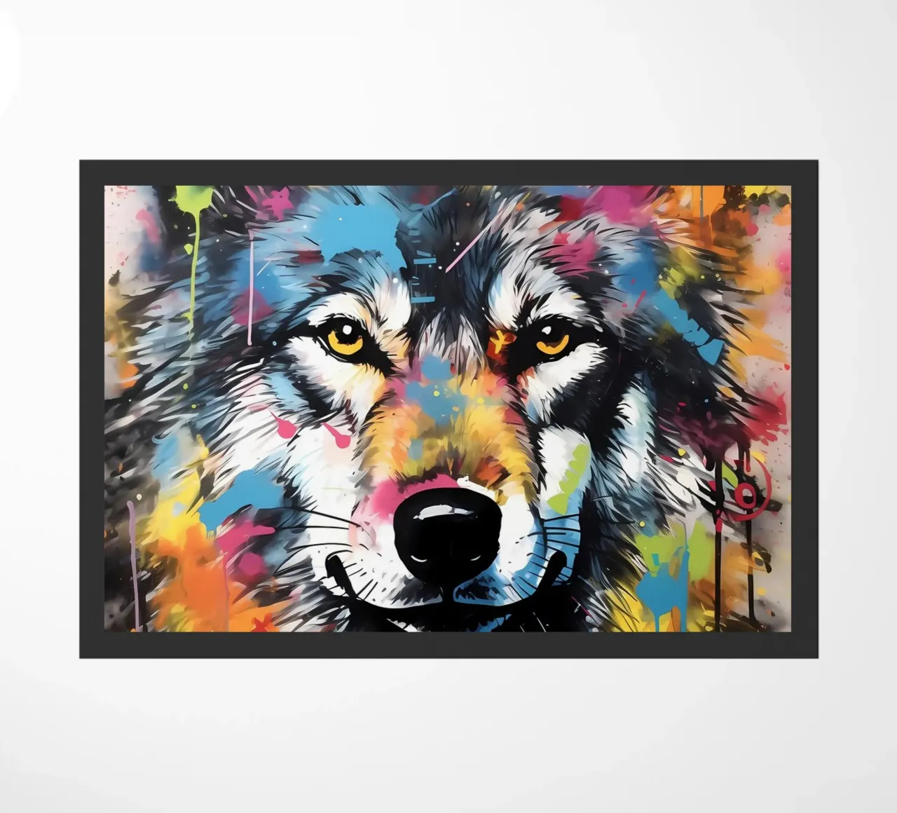 Wolf Dier deurmat van Pierre Walton