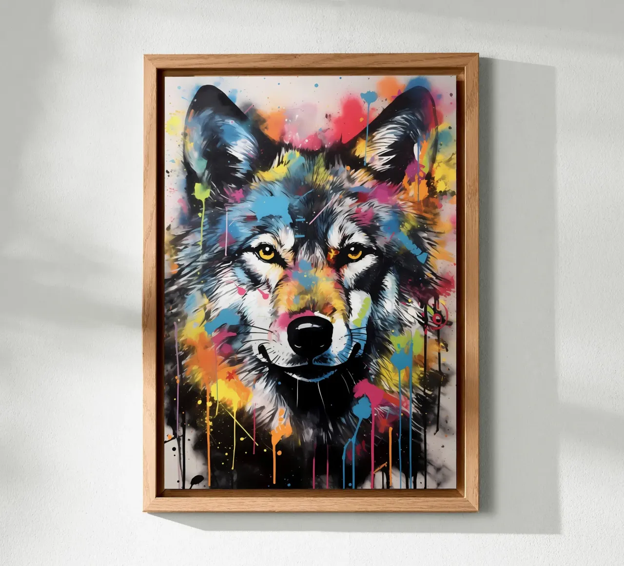 Wolf Animal alu-dibond by Pierre Walton