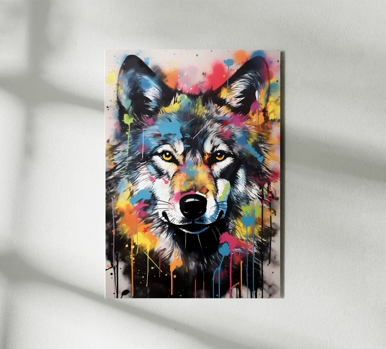 Wolf Animal alu-dibond by Pierre Walton