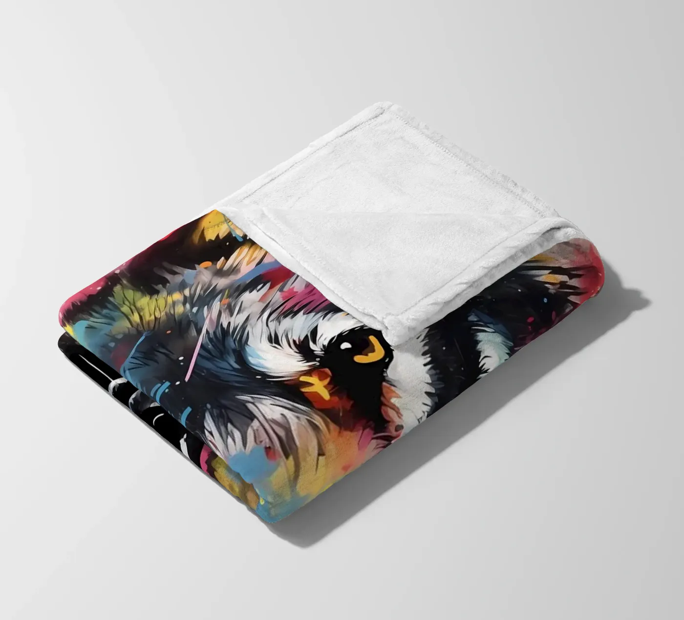 Wolf Dier fleecedeken van Pierre Walton