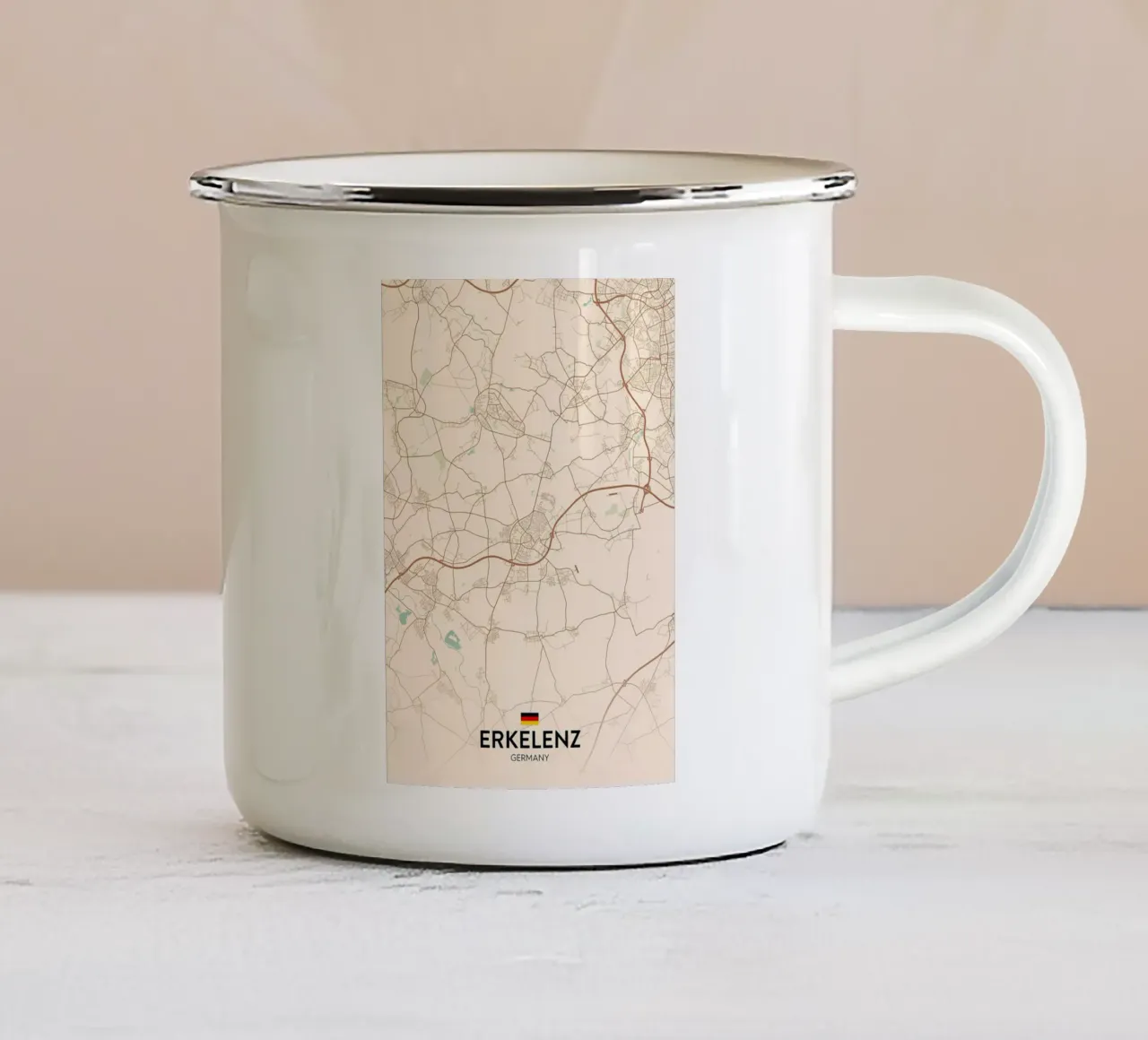 Erkelenz DE tazza in smalto da Christopher Adams