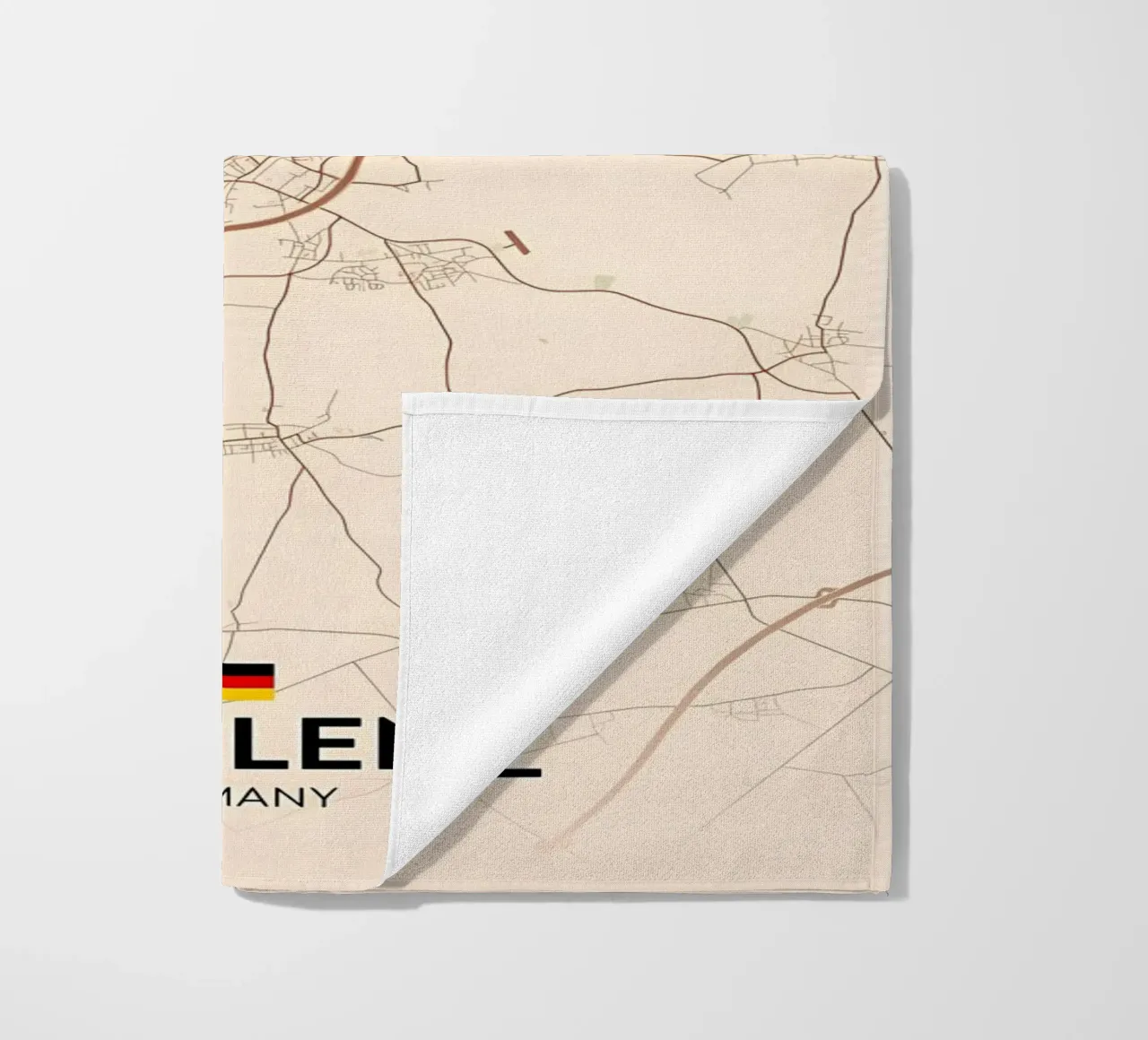 Erkelenz DE beach towel by Christopher Adams